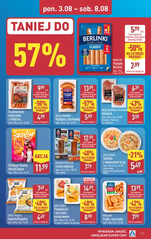 Aldi - gazetka promocyjna Pełny katalog! od poniedziałku 03.08 do soboty 08.08 - strona 11