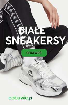 eobuwie.pl - gazetka promocyjna Białe sneakersy od wtorku 04.08 do czwartku 13.08