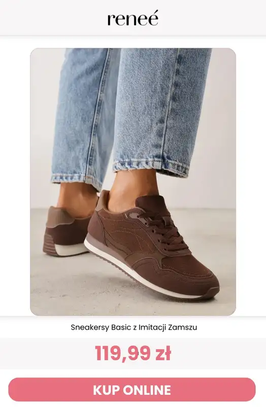 Renee - gazetka promocyjna Brązowe sneakersy od wtorku 04.08 do wtorku 11.08 - strona 8