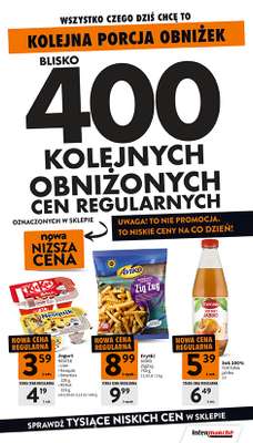 Intermarche - gazetka promocyjna Kolejna porcja obniżek od czwartku 06.08 do środy 12.08