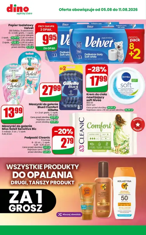 Dino - gazetka promocyjna MEGA promocje! od środy 05.08 do wtorku 11.08 - strona 6
