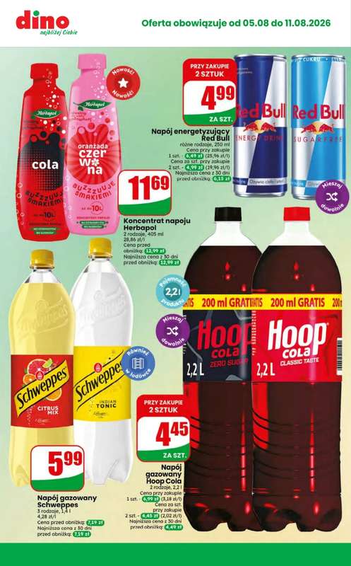Dino - gazetka promocyjna MEGA promocje! od środy 05.08 do wtorku 11.08 - strona 9