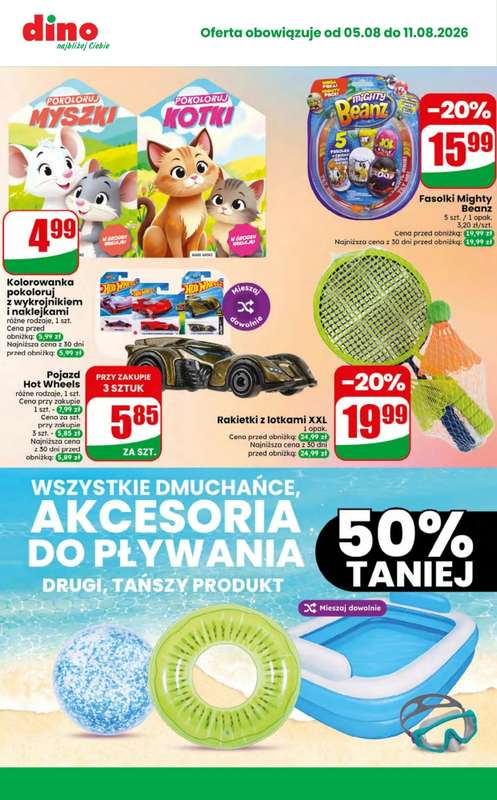Dino - gazetka promocyjna MEGA promocje! od środy 05.08 do wtorku 11.08 - strona 5