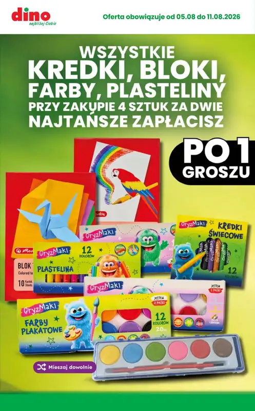 Dino - gazetka promocyjna MEGA promocje! od środy 05.08 do wtorku 11.08 - strona 4