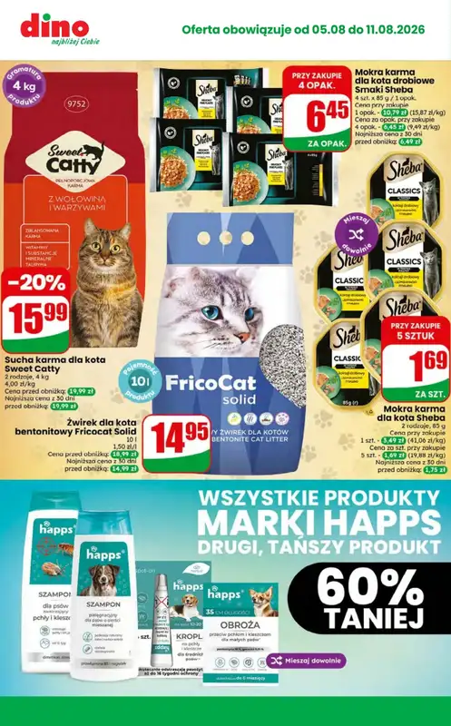 Dino - gazetka promocyjna MEGA promocje! od środy 05.08 do wtorku 11.08 - strona 7
