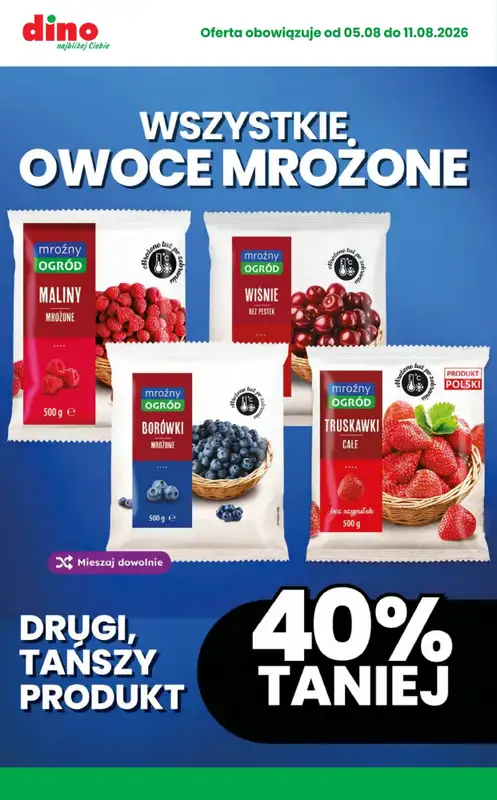 Dino - gazetka promocyjna MEGA promocje! od środy 05.08 do wtorku 11.08 - strona 2