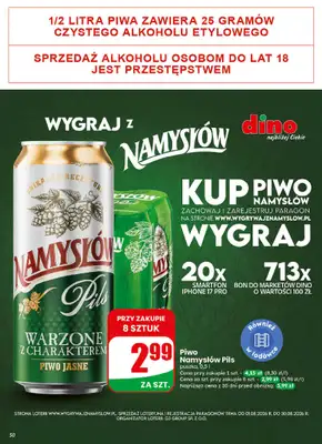 Dino - gazetka promocyjna Gazetka 32 / 2026 od środy 05.08 do wtorku 11.08 - strona 50