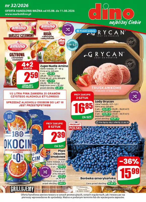 Dino - gazetka promocyjna Gazetka 32 / 2026  