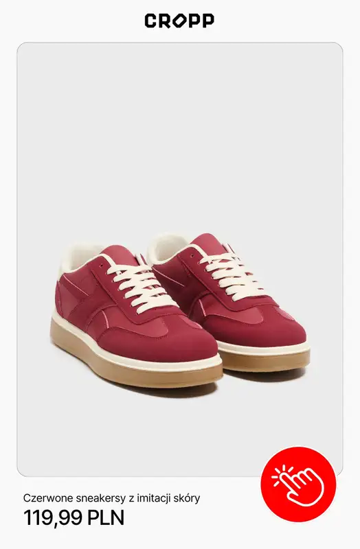 Cropp - gazetka promocyjna Sneakersy dla niej od wtorku 04.08  - strona 9
