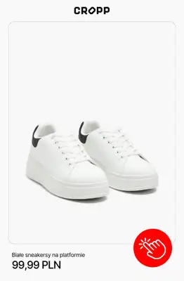 Cropp - gazetka promocyjna Sneakersy dla niej od wtorku 04.08  - strona 2