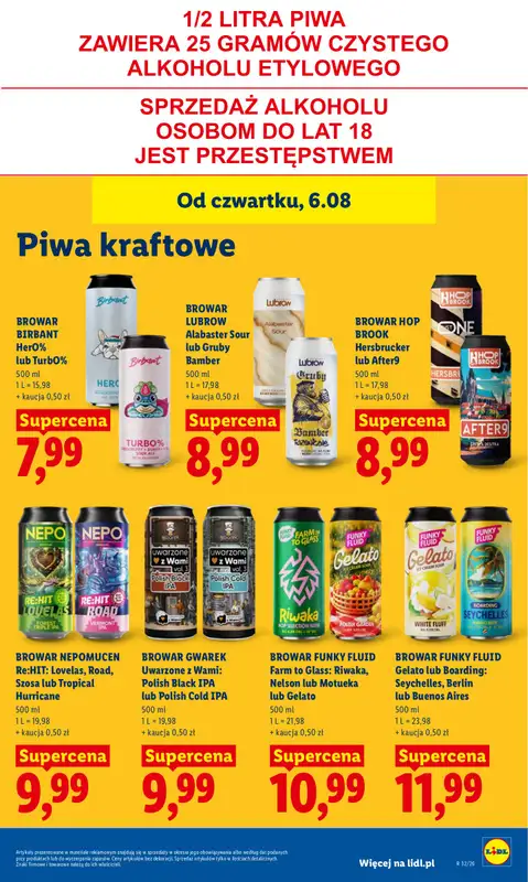 Lidl - gazetka promocyjna Oferta od czwartku od czwartku 06.08 do soboty 08.08 - strona 75