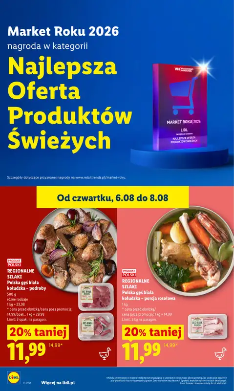 Lidl - gazetka promocyjna Oferta od czwartku od czwartku 06.08 do soboty 08.08 - strona 56