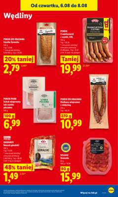 Lidl - gazetka promocyjna Oferta od czwartku od czwartku 06.08 do soboty 08.08 - strona 63
