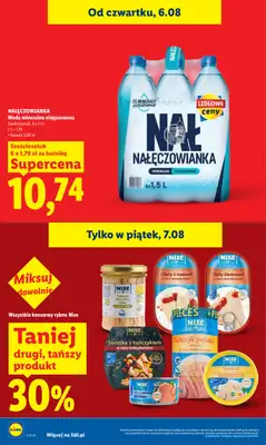 Lidl - gazetka promocyjna Oferta od czwartku od czwartku 06.08 do soboty 08.08 - strona 30
