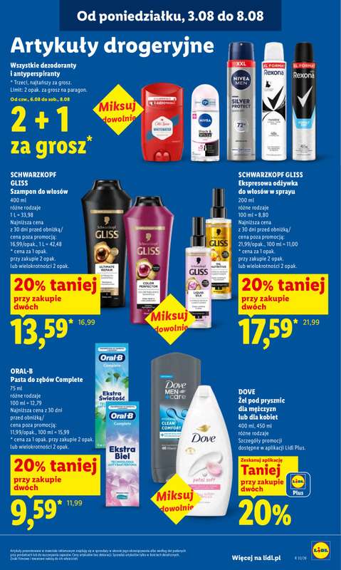 Lidl - gazetka promocyjna Oferta od czwartku od czwartku 06.08 do soboty 08.08 - strona 85