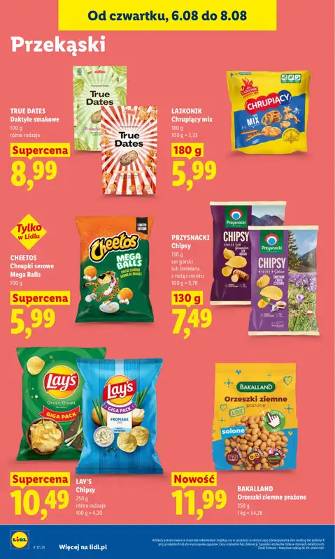 Lidl - gazetka promocyjna Oferta od czwartku od czwartku 06.08 do soboty 08.08 - strona 80