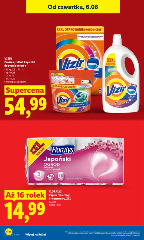 Lidl - gazetka promocyjna Oferta od czwartku od czwartku 06.08 do soboty 08.08 - strona 26