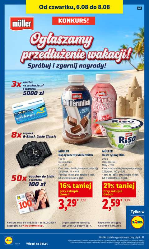 Lidl - gazetka promocyjna Oferta od czwartku od czwartku 06.08 do soboty 08.08 - strona 60