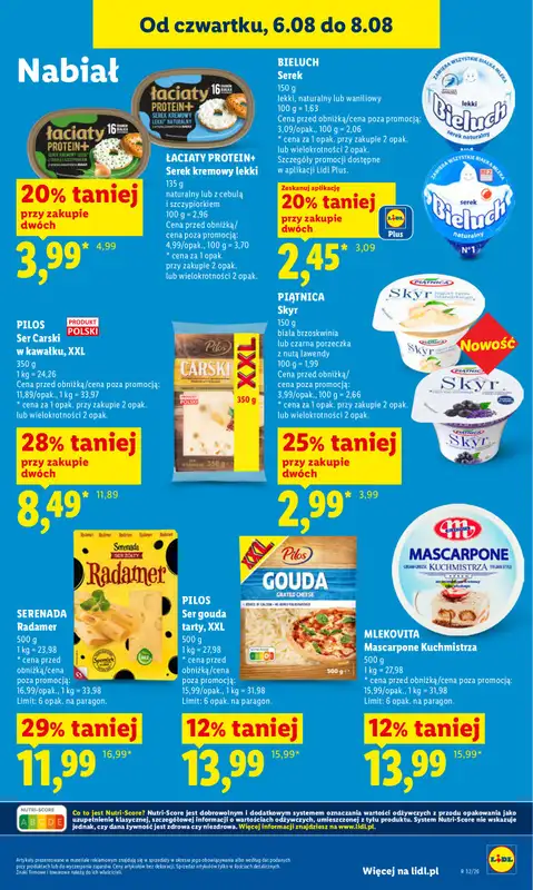 Lidl - gazetka promocyjna Oferta od czwartku od czwartku 06.08 do soboty 08.08 - strona 61