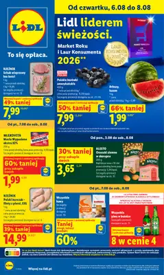 Lidl - gazetka promocyjna Oferta od czwartku od czwartku 06.08 do soboty 08.08