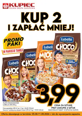 Kupiec - gazetka promocyjna Promopaki od środy 05.08 do wtorku 11.08 - strona 8