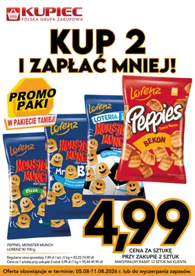 Kupiec - gazetka promocyjna Promopaki od środy 05.08 do wtorku 11.08 - strona 7