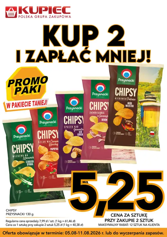 Kupiec - gazetka promocyjna Promopaki od środy 05.08 do wtorku 11.08 - strona 11