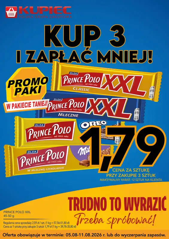 Kupiec - gazetka promocyjna Promopaki od środy 05.08 do wtorku 11.08 - strona 10