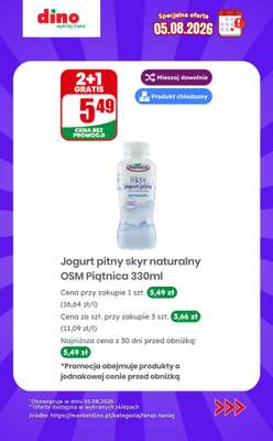 Dino - gazetka promocyjna Specjalna oferta na 05.08.2026 - promocje spoza gazetki od środy 05.08 do środy 05.08 - strona 8