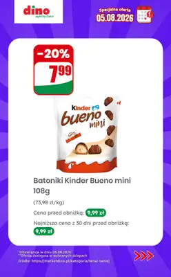 Dino - gazetka promocyjna Specjalna oferta na 05.08.2026 - promocje spoza gazetki od środy 05.08 do środy 05.08 - strona 6