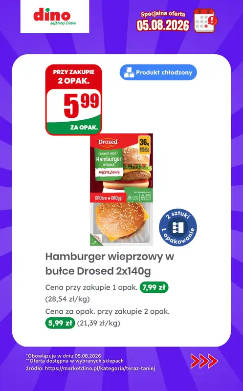 Dino - gazetka promocyjna Specjalna oferta na 05.08.2026 - promocje spoza gazetki od środy 05.08 do środy 05.08 - strona 10
