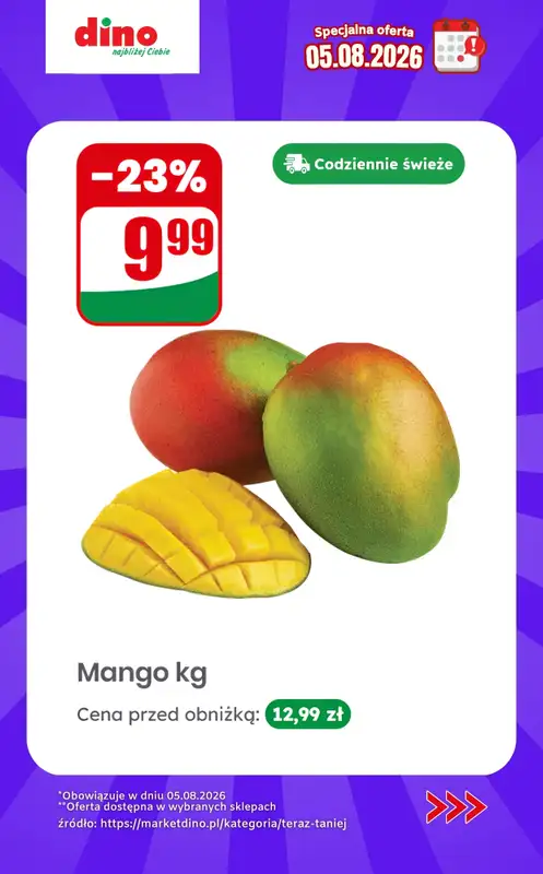 Dino - gazetka promocyjna Specjalna oferta na 05.08.2026 - promocje spoza gazetki od środy 05.08 do środy 05.08 - strona 4