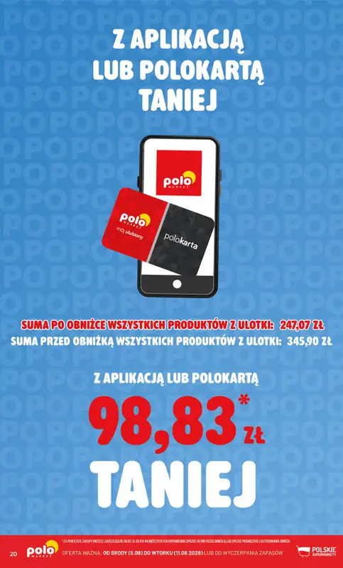 POLOmarket - gazetka promocyjna Kupuj taniej z aplikacją lub polokartą od środy 05.08 do wtorku 11.08 - strona 20