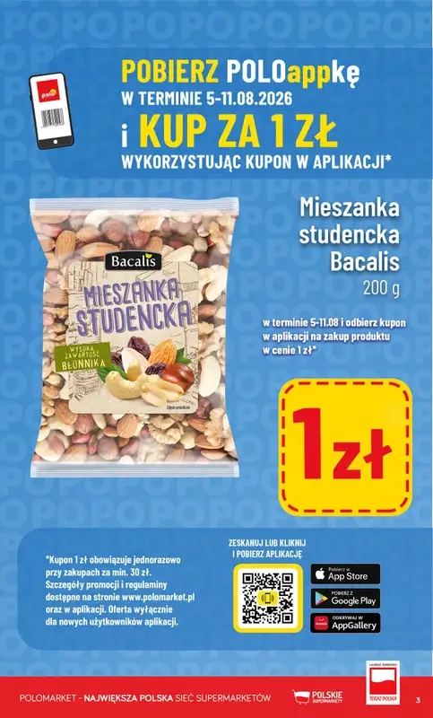 POLOmarket - gazetka promocyjna Kupuj taniej z aplikacją lub polokartą od środy 05.08 do wtorku 11.08 - strona 3