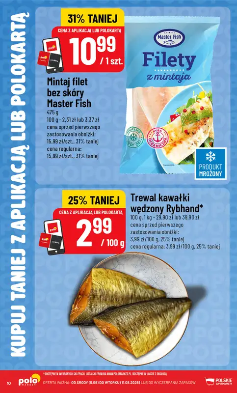 POLOmarket - gazetka promocyjna Kupuj taniej z aplikacją lub polokartą od środy 05.08 do wtorku 11.08 - strona 10