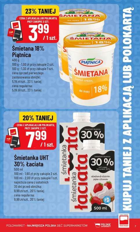 POLOmarket - gazetka promocyjna Kupuj taniej z aplikacją lub polokartą od środy 05.08 do wtorku 11.08 - strona 7