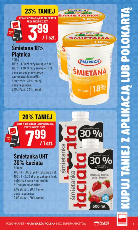 POLOmarket - gazetka promocyjna Kupuj taniej z aplikacją lub polokartą od środy 05.08 do wtorku 11.08 - strona 7
