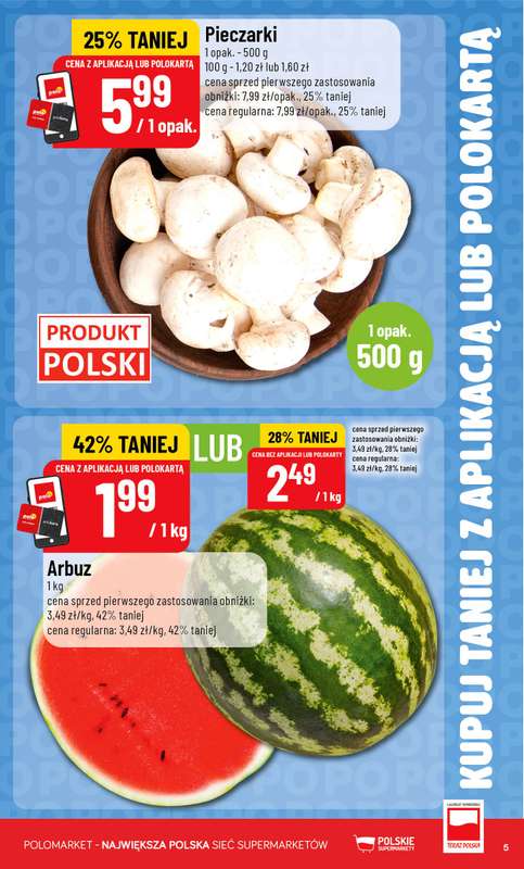 POLOmarket - gazetka promocyjna Kupuj taniej z aplikacją lub polokartą od środy 05.08 do wtorku 11.08 - strona 5