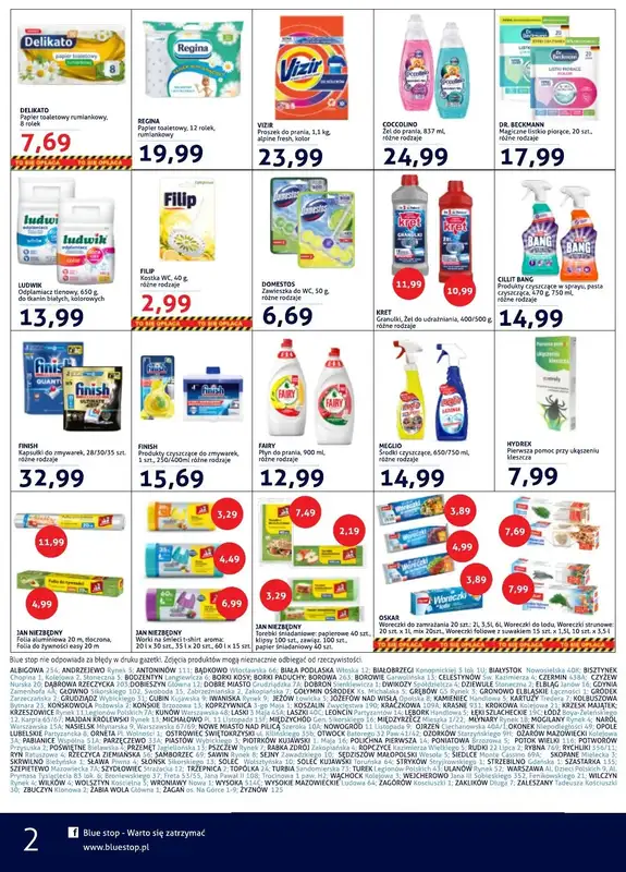 Blue Stop - gazetka promocyjna Gazetka od czwartku 13.08 do poniedziałku 31.08 - strona 2