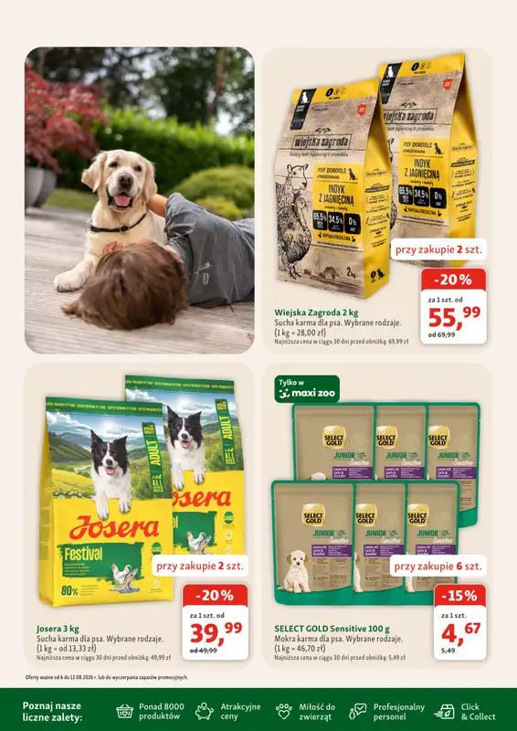 MAXI ZOO - gazetka promocyjna Gazetka  do środy 12.08 - strona 4