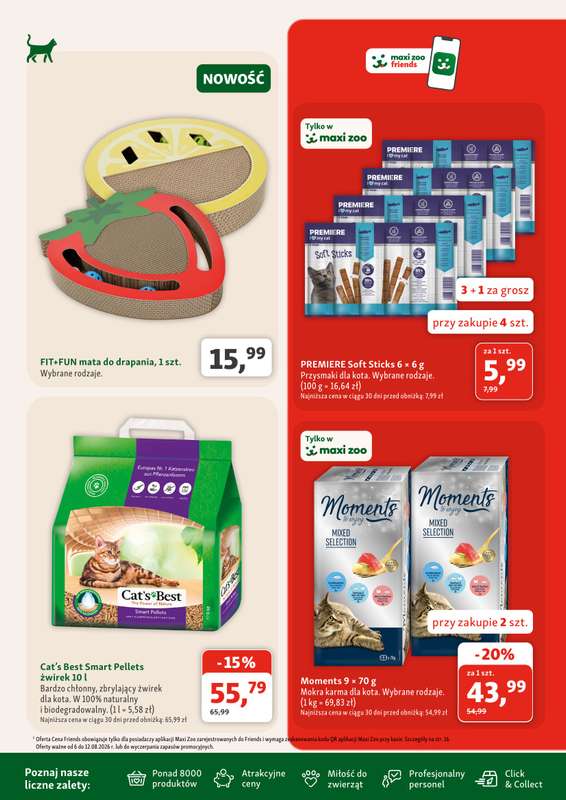 MAXI ZOO - gazetka promocyjna Gazetka  do środy 12.08 - strona 12