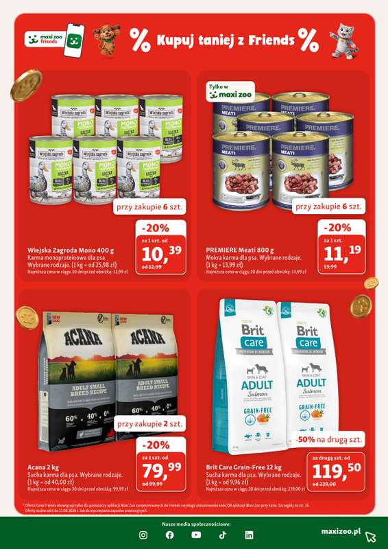 MAXI ZOO - gazetka promocyjna Gazetka  do środy 12.08 - strona 9