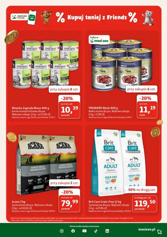 MAXI ZOO - gazetka promocyjna Gazetka  do środy 12.08 - strona 9