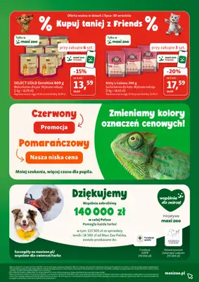 MAXI ZOO - gazetka promocyjna Gazetka  do środy 12.08 - strona 16