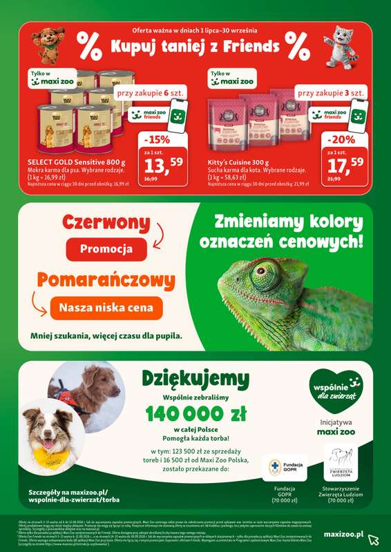 MAXI ZOO - gazetka promocyjna Gazetka  do środy 12.08 - strona 16