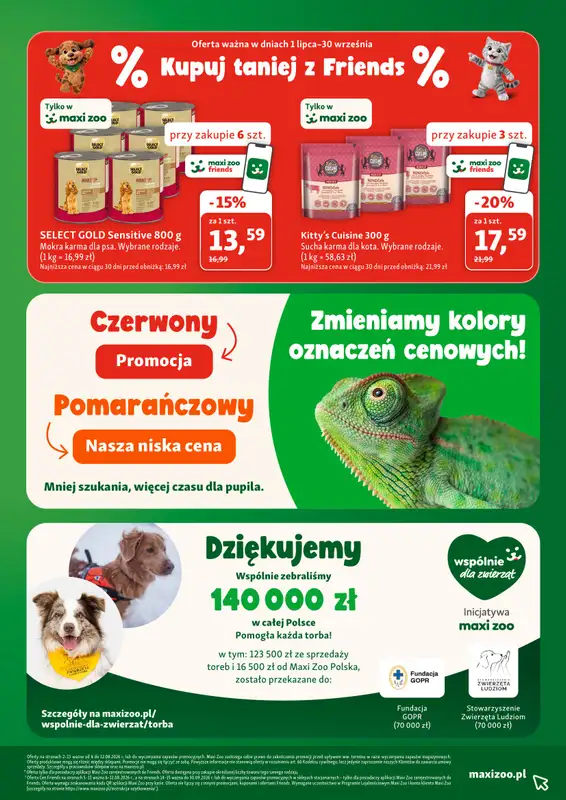 MAXI ZOO - gazetka promocyjna Gazetka  do środy 12.08 - strona 16