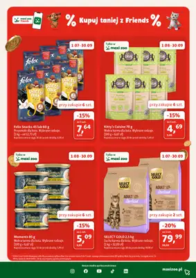 MAXI ZOO - gazetka promocyjna Gazetka  do środy 12.08 - strona 15
