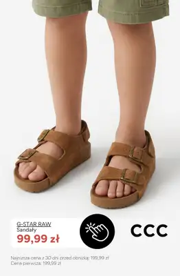 CCC - gazetka promocyjna SALE - sandały chłopięce do 100 zł od czwartku 06.08  - strona 5