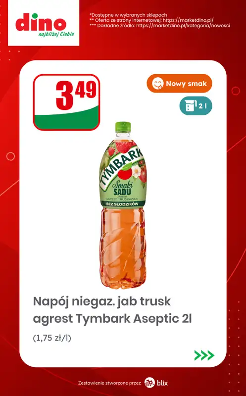 Dino - gazetka promocyjna Nowości w Dino! od środy 05.08  - strona 5