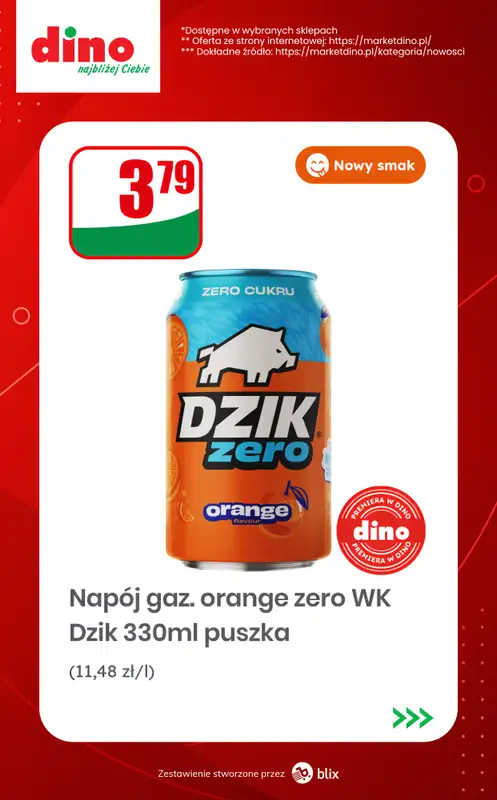 Dino - gazetka promocyjna Nowości w Dino! od środy 05.08  - strona 3